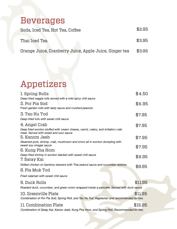 Menu Page 3